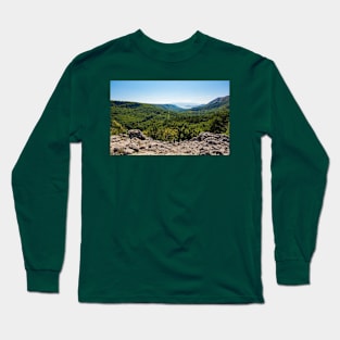 Treskavac Pass Panoramic Viewpoint, Croatia Long Sleeve T-Shirt